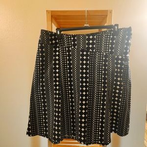 Black and White Skirt